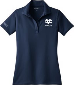 Ladies Micropique Polo, Robotics, Navy